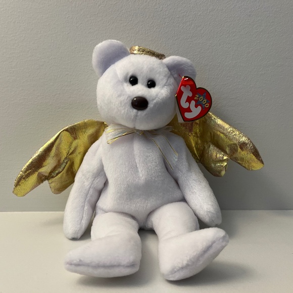 2 for $20 NWT Ty Halo II 2 Beanie Baby Teddy Bear - Picture 1 of 3